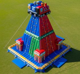 T11-4711 Train Theme Inflatable Climbing...