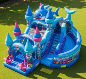 T5-2232 Baby Shark Theme Inflatable Cast...