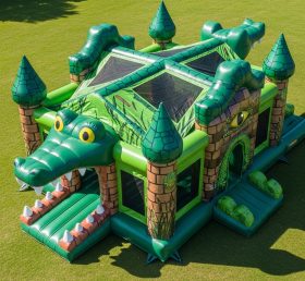 T5-2595 Crocodile Theme Inflatable Castl...