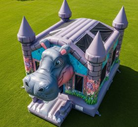 T5-2652 Hippo Theme Inflatable Castles