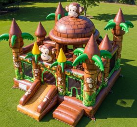 T5-2683 Monkey Theme Inflatable Castles