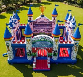T5-2794 World Cup Theme Inflatable Castl...