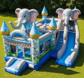 T5-2919 Elephant Theme Inflatable Castle...
