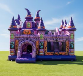 T5-2955 Halloween Theme Inflatable Castl...