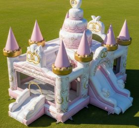 T5-3120 Weddings Theme Inflatable Castle...